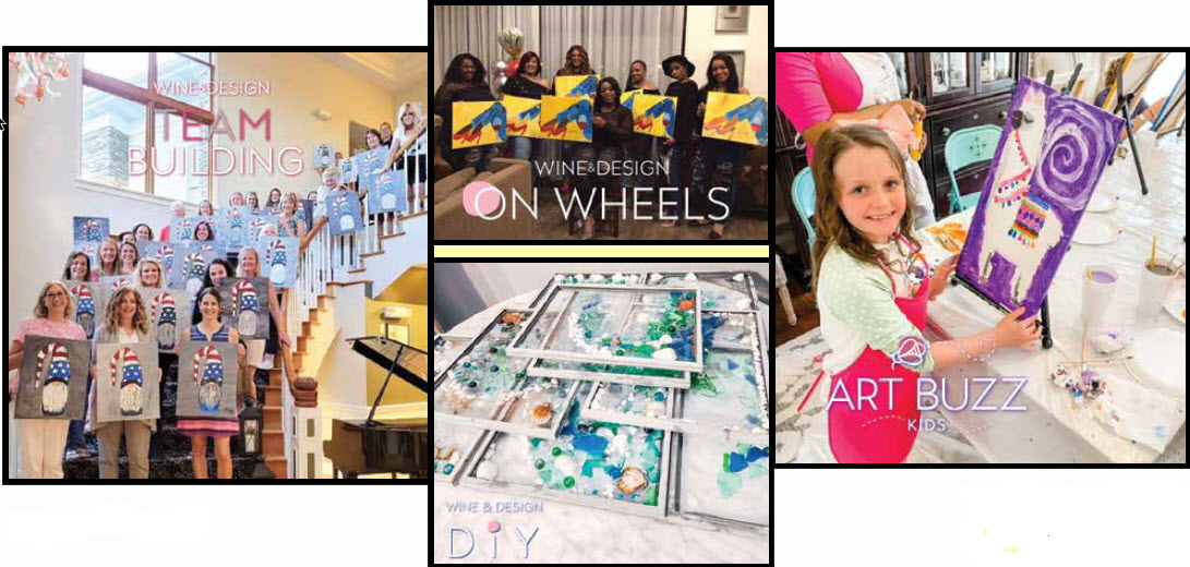 Wine & Design On County Line: Painting It Forward And More – Athens Now  Alabama