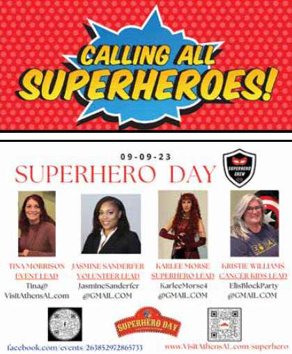 Volunteers Are Superheroes!