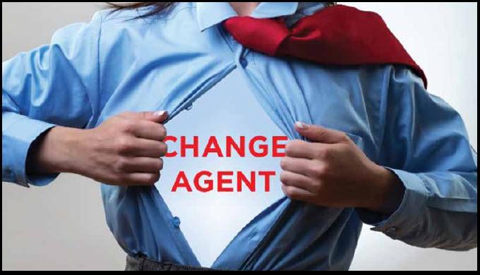What Makes Ronnie Roll: Be A Change Agent