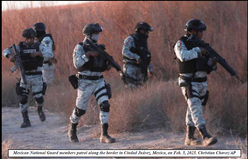 All Things Soldier: Mexican National Guard On The Mexican National Border